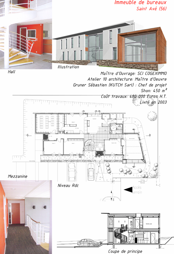 Construction de bureaux  Saint Av (56)