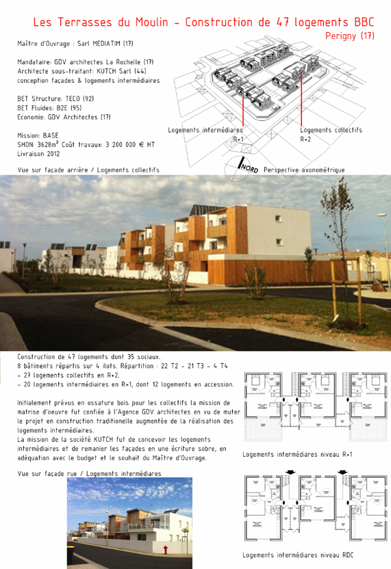 Construction de 47 logements BBC  Prigny (17)