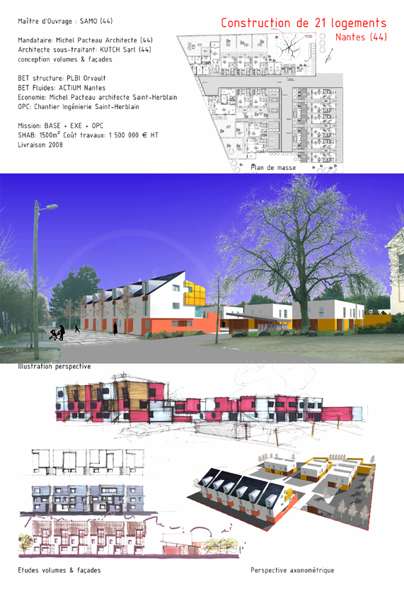 Construction de 21 logements  Nantes (44)